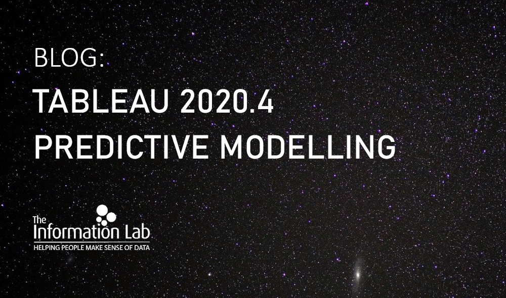 Tableau 2020.4  – Predictive Modelling