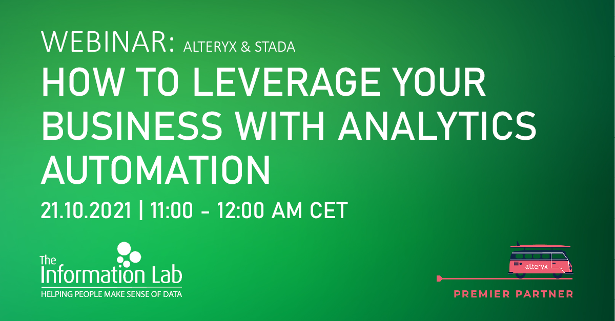 Alteryx Webinar mit unserem Kunden STADA – How to Leverage your Business with Analytics Automation