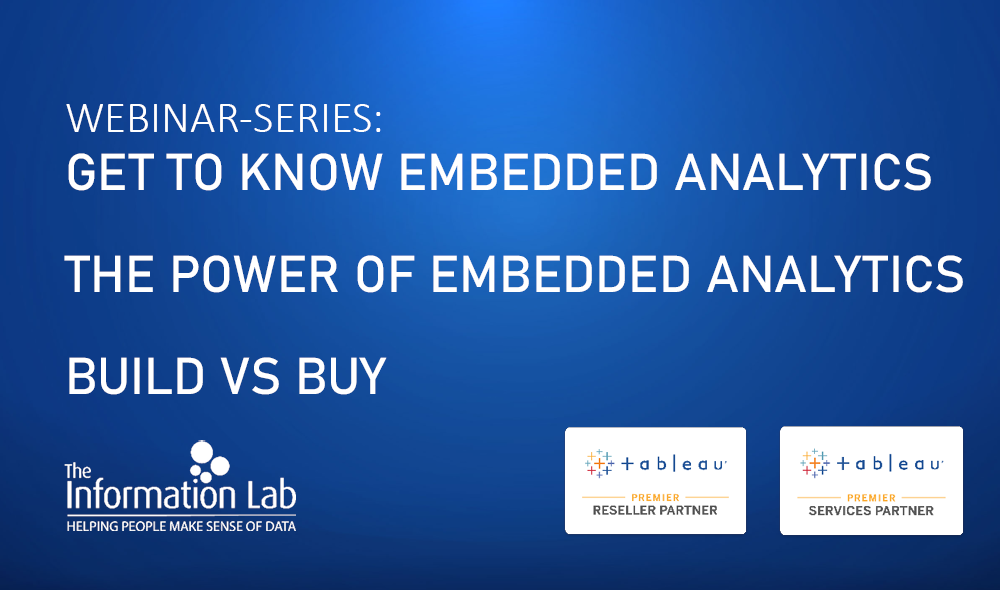 Tableau Embedded Webinar Series