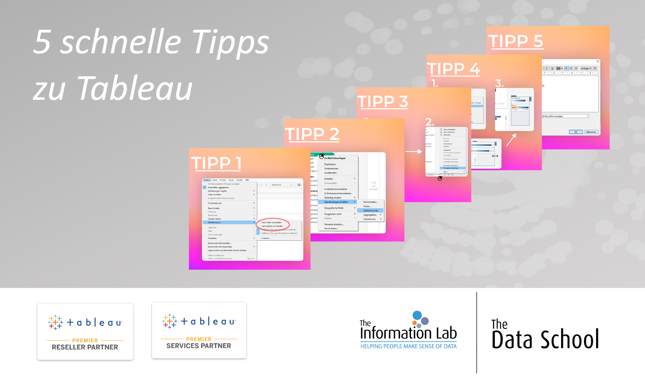 💡💡 5 SCHNELLE TABLEAU TIPPS 💡💡