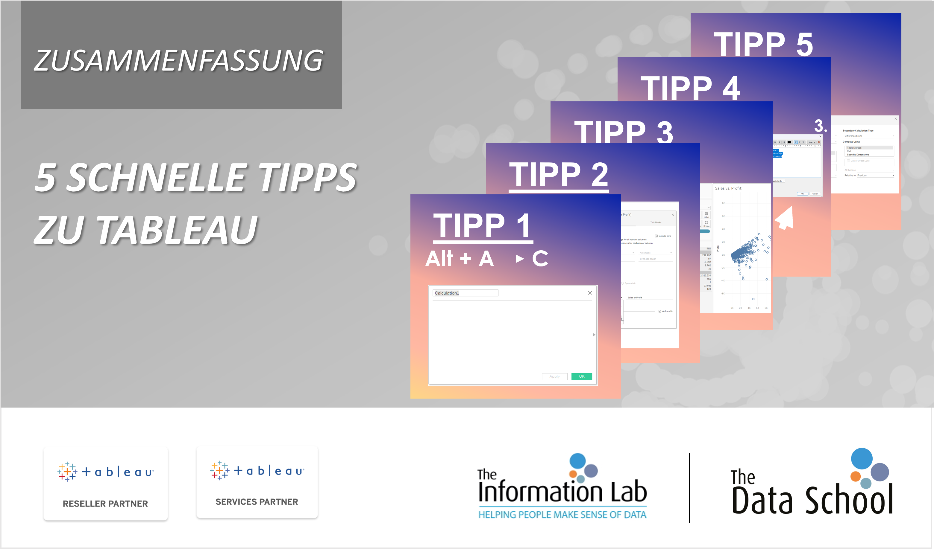 5 Tipps in Tableau