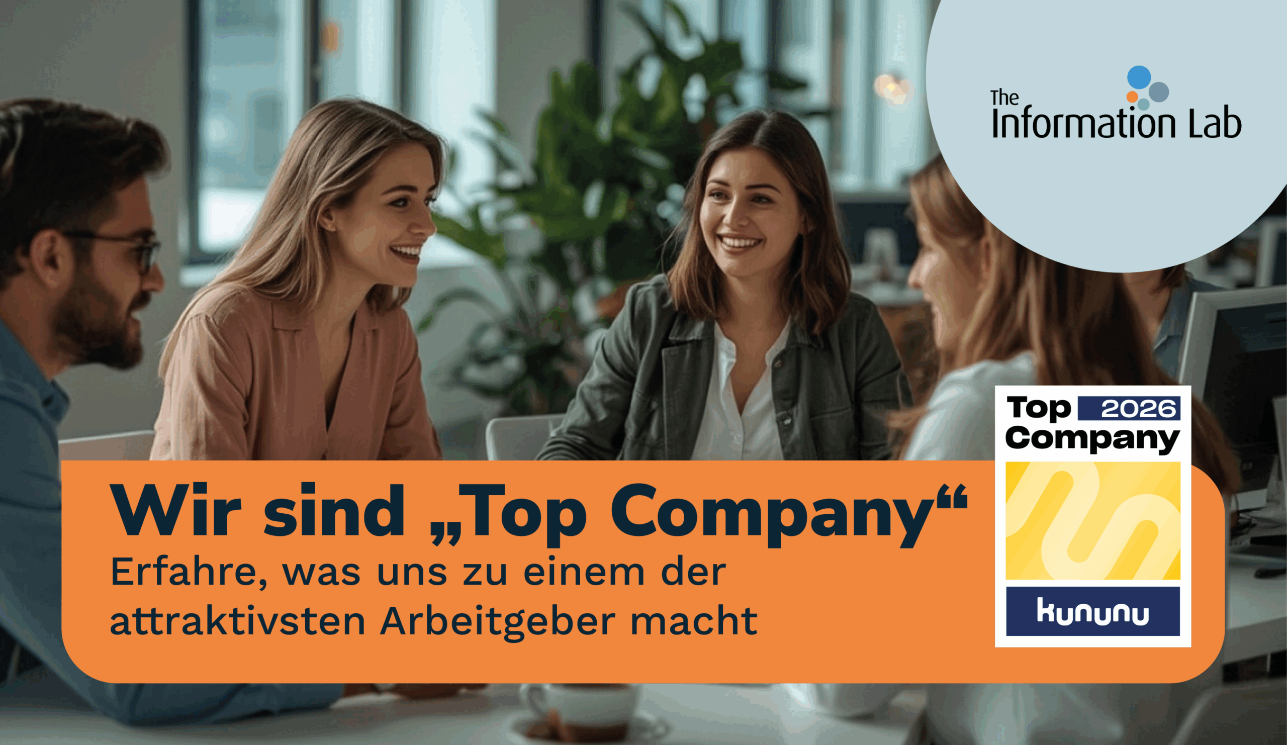 Erneut ausgezeichnet!   <br>kununu Top Company 2026
