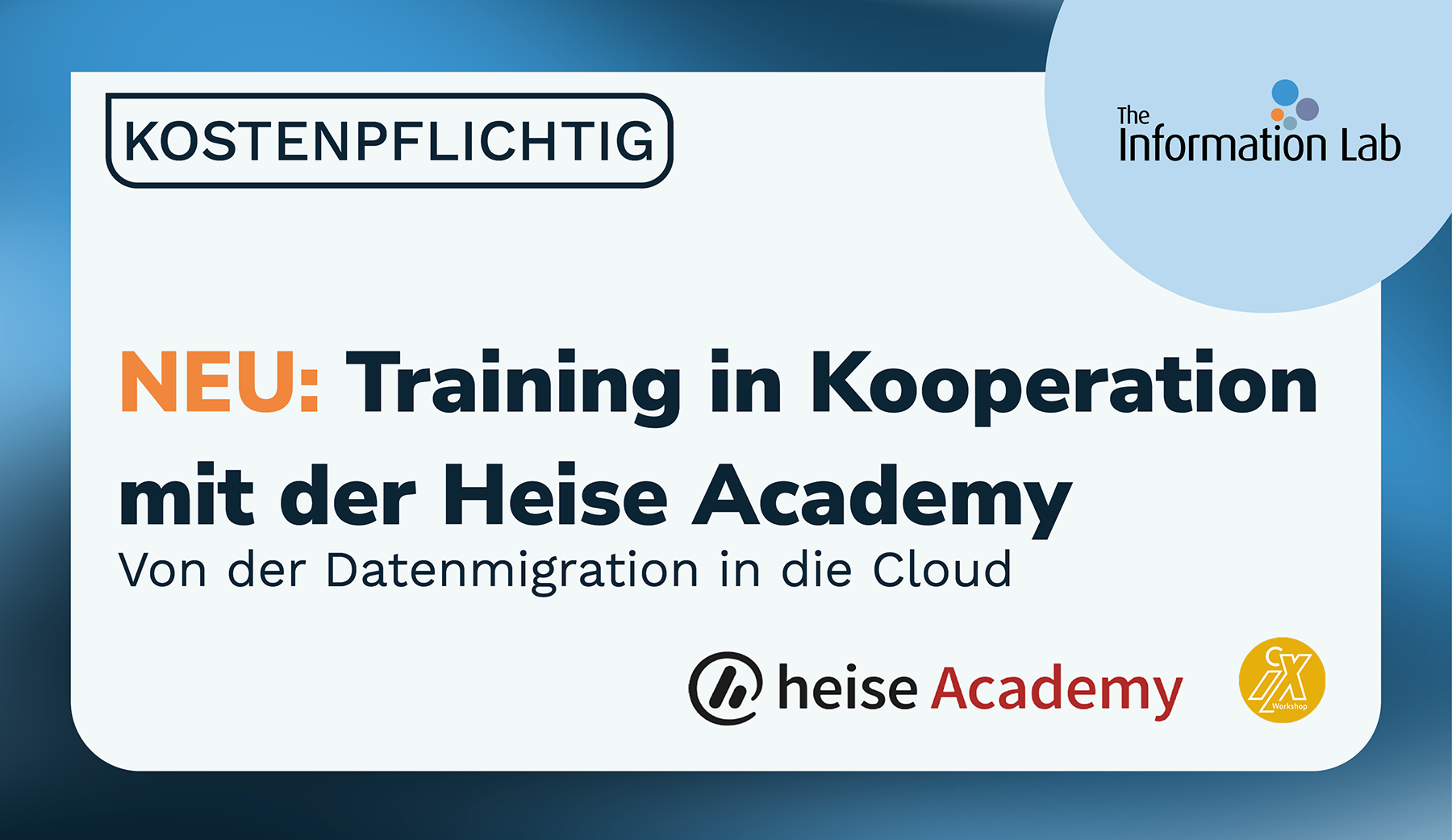 Neues Training: <br>Strategien entwerfen, Daten übertragen, Betrieb sichern