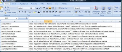 excel.
