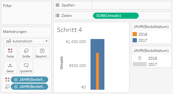 geschachtelte Balken in Tableau - Schritt 4