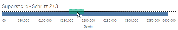 Hanteldiagramm in Tableau Superstore Schritt 2