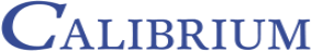 Das Wort "CALIBRIUM" in großen blauen Buchstaben auf einem neutralen Hintergrund.