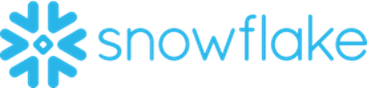 Blaues Schneeflocken-Logo mit dem Schriftzug "snowflake" in moderner Schriftart.