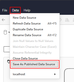 Composable Data Sources in Tableau