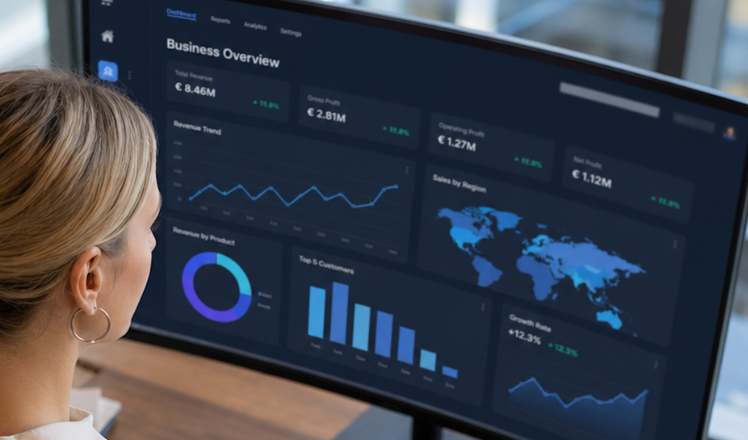 Dashboard Design für Business Intelligence